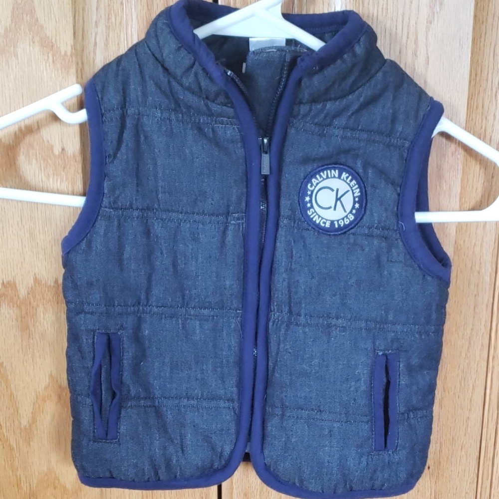 Calvin Klein 12 mo denim vest